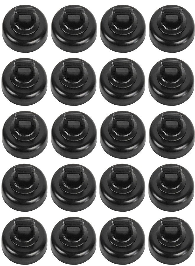 CANAANIN Magnet Zip Tie Mount Clips Magnetic Zip Ties Mount Base Holder Strong Wire Cable Holder Mount Wire Clips Management for Home Office Marine Electrical Wiring (D23 20Pcs) - Image 1
